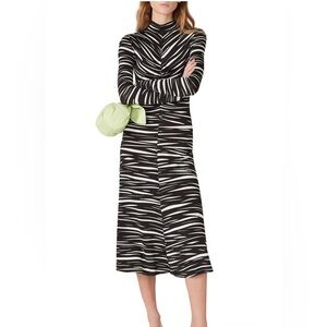 STINE GOYA Asher Ruched Long Sleeve Dress, Excellent Condition